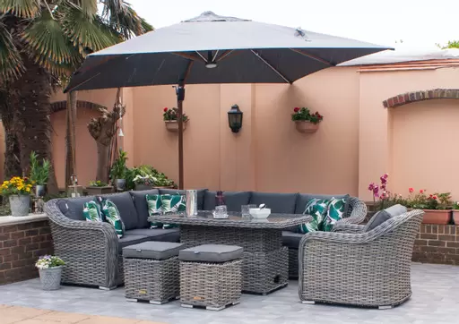 Miami Grande Corner Set with Footstools and Armchair - image 1