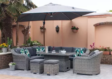 Miami Grande Corner Set with Footstools and Armchair - image 1