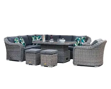 Miami Grande Corner Set with Footstools and Armchair - image 2