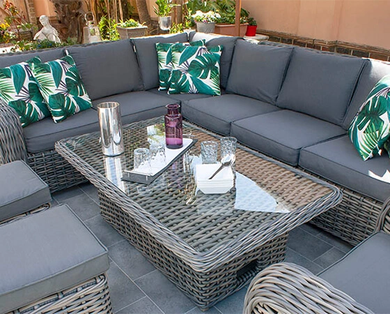 Miami Grande Corner Set with Footstools and Armchair - image 5