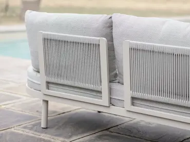 Miami L Shape Sofa with Duo Coffee Table, Sofa Chair & Footstool - image 5