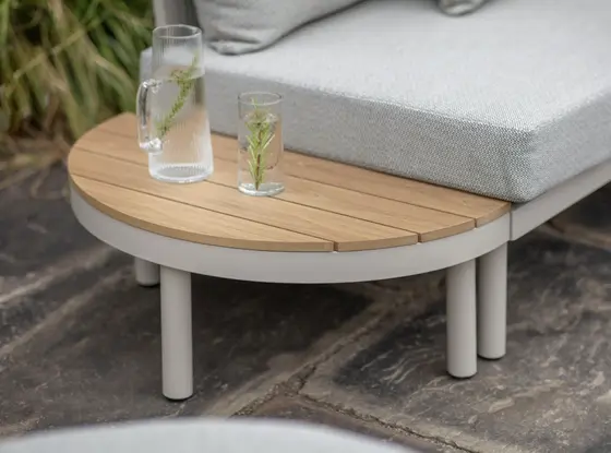 Miami L Shape Sofa with Duo Coffee Table, Sofa Chair & Footstool - image 4