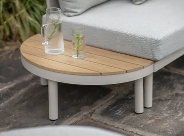 Miami L Shape Sofa with Duo Coffee Table, Sofa Chair & Footstool - image 4