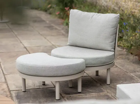 Miami L Shape Sofa with Duo Coffee Table, Sofa Chair & Footstool - image 3