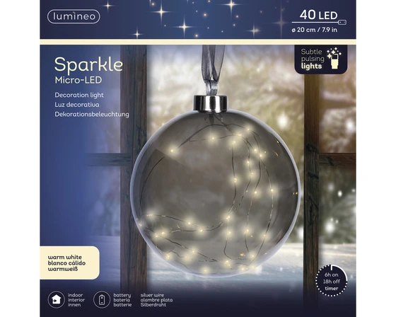 Micro Led Ball Sparkle Effect Bo Indoor Anthracite - image 1