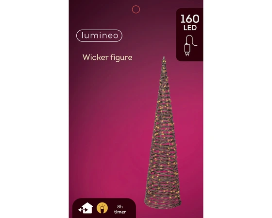 Micro Led Cone Gb Wicker Steady Outdoor - image 1