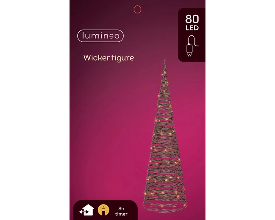 Micro Led Cone Gb Wicker Steady Outdoor - image 1