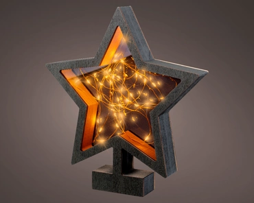 Micro Led Frame Plywood Star Steady Bo Indoor
