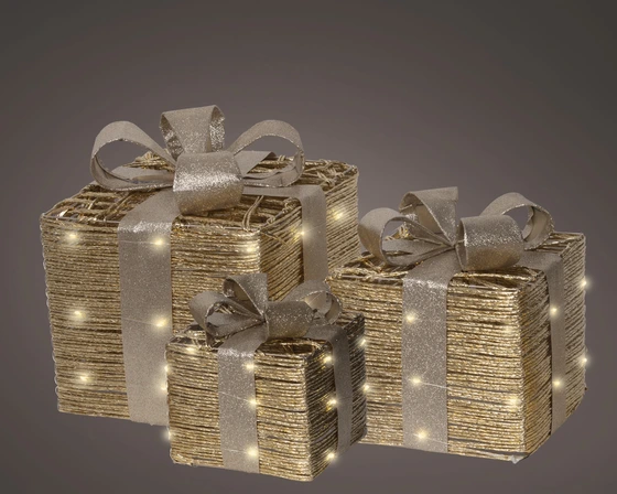 Micro Led Giftbox Paper Steady Bo Indoor Gold - image 2