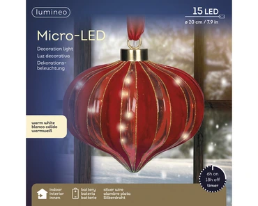 Micro Led Onion Steady Bo Indoor Red
