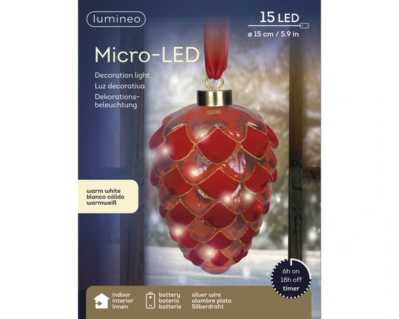 Micro Led Pinecone Steady Bo Indoor - image 1