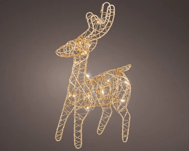 Micro LED reindeer metal steady BO indoor