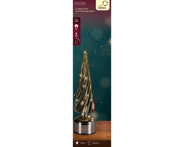 Micro LED rotating tree glass flashing effect BO indoor - image 3