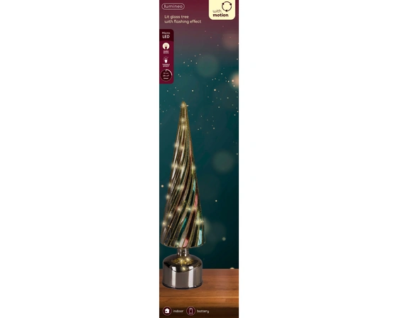 Micro LED rotating tree glass flashing effect BO indoor - image 3