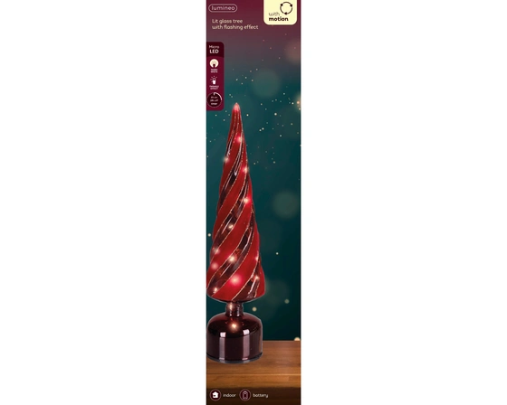 Micro LED rotating tree glass flashing effect BO indoor - image 3