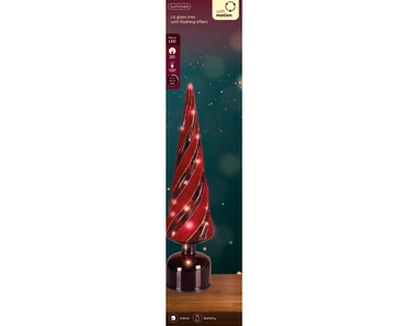 Micro LED rotating tree glass flashing effect BO indoor - image 3