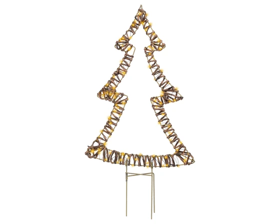 Micro Led Stake Light Wicker Steady Bo Outdoor - image 2