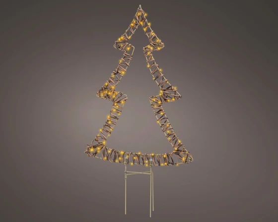 Micro Led Stake Light Wicker Steady Bo Outdoor - image 3