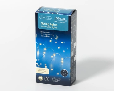Micro LED String Lights Warm White 100 LEDs - image 1