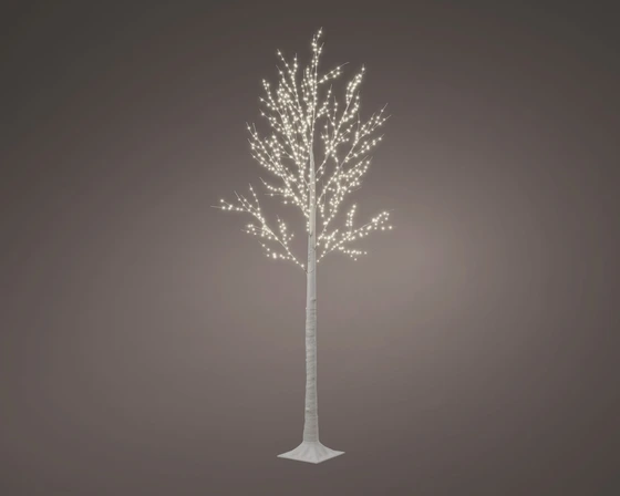 Micro Led Tree Gb Pvc Birch Steady Outdoor - image 3