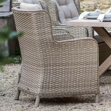 Monterey 6 Seater Rectangular Dining Set Armchair - image 4
