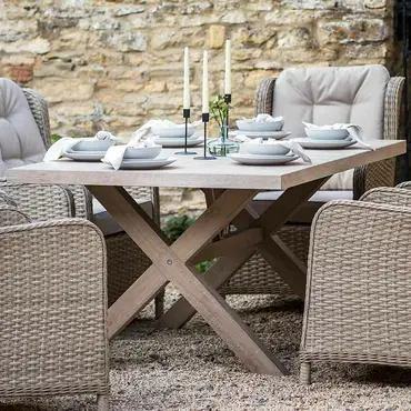 Monterey 6 Seater Rectangular Dining Set Armchair - image 5