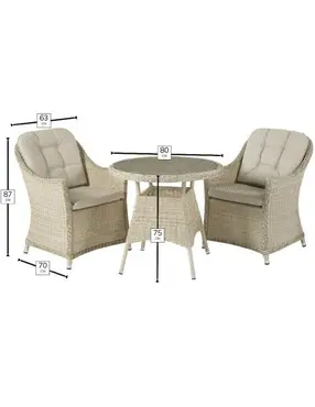 Monterey 80cm Bistro Set - image 4