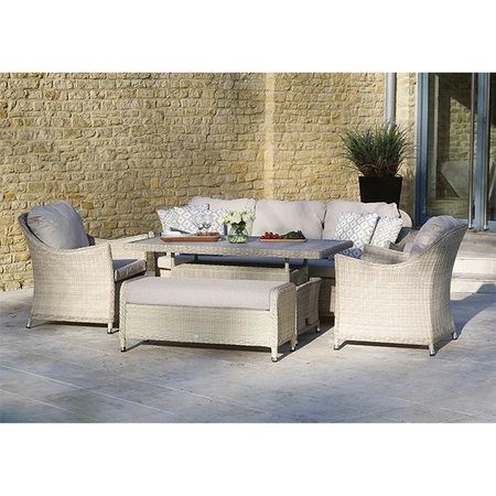 Monterey Sandstone Rattan 3 Seater Sofa Set - image 2