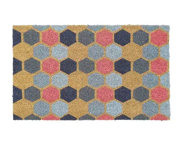 My Mat Coir Geo 2 Hexagon 45cm x 75cm - image 4