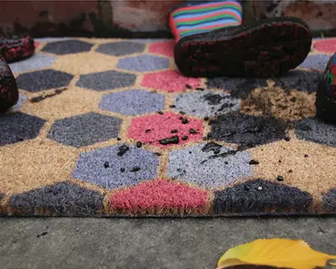 My Mat Coir Geo 2 Hexagon 45cm x 75cm - image 3