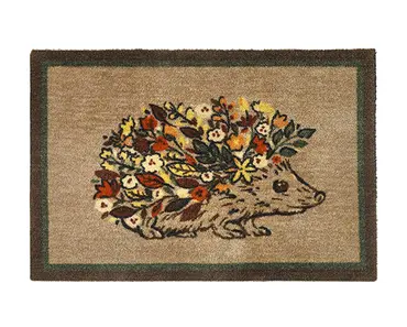 My Mat My Floral Hedgehog 50cm x 75cm