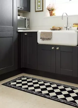 My Mat Nylon Indoor Pattern Manor Tile Runner 50x150 - image 2