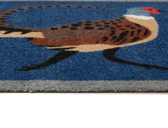 My Mat Nylon Indoor Pattern My Pheasant Blue 50x75 - image 3
