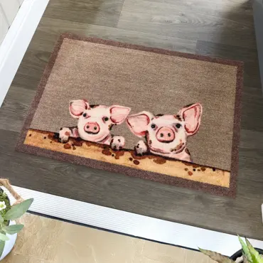 My Mat Nylon Indoor Pattern My Piglets 50x75 - image 3