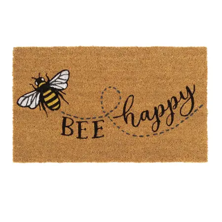 My Mat Printed Coir Bee Happy 45x75 - image 1