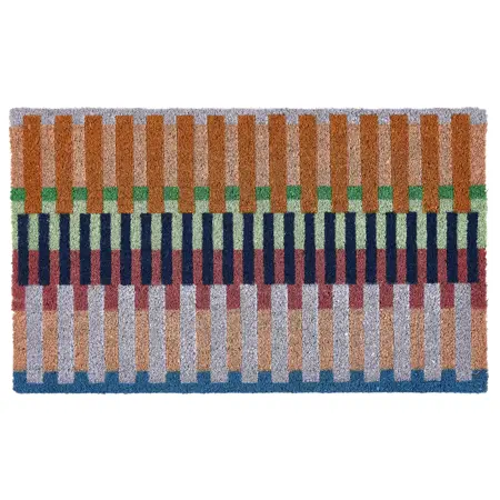 My Mat Printed Coir Bright Broken Stripe 45x75 - image 1