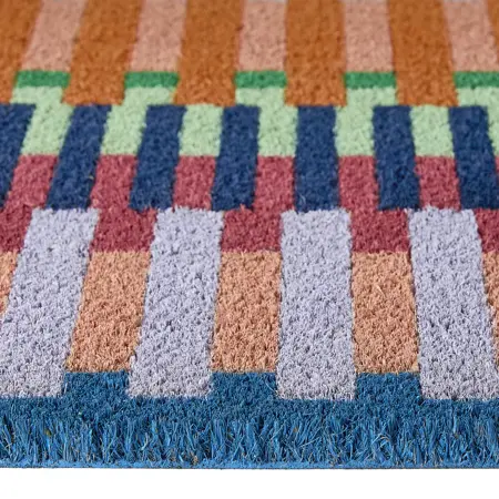 My Mat Printed Coir Bright Broken Stripe 45x75 - image 3