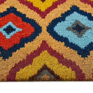 My Mat Printed Coir Bright Ikat 45x75 - image 2