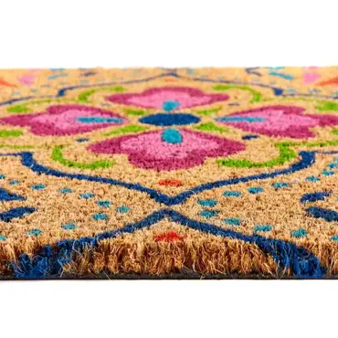 My Mat Printed Coir Bright Tile Doormat 45x75 - image 3