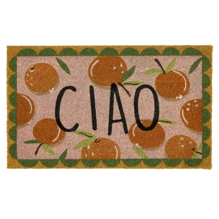 My Mat Printed Coir Ciao Orange 45x75 - image 1