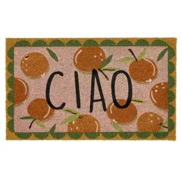 My Mat Printed Coir Ciao Orange 45x75 - image 1
