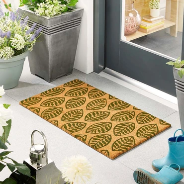 My Mat Printed Coir Green Leaves 45x75 - image 2
