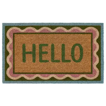 My Mat Printed Coir Hello Scallop 45x75 - image 1