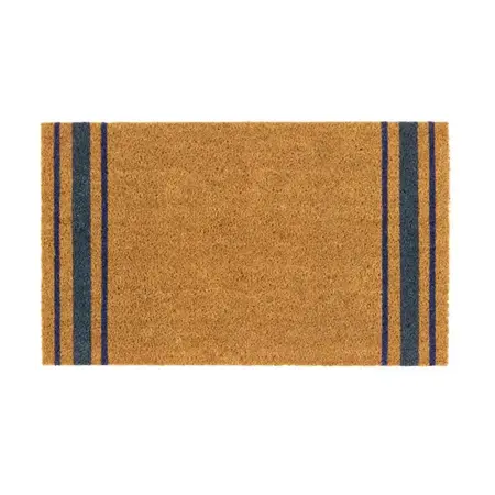 My Mat Printed Coir Navy Border Stripe 45x75 - image 1