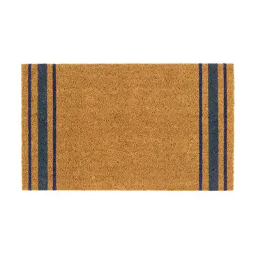 My Mat Printed Coir Navy Border Stripe 45x75 - image 1