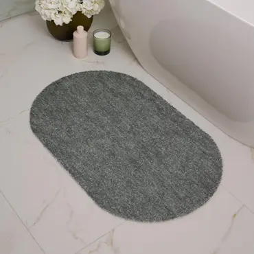 My Mat Soft Bathroom Ghost Grey 50x80 Oval - image 2
