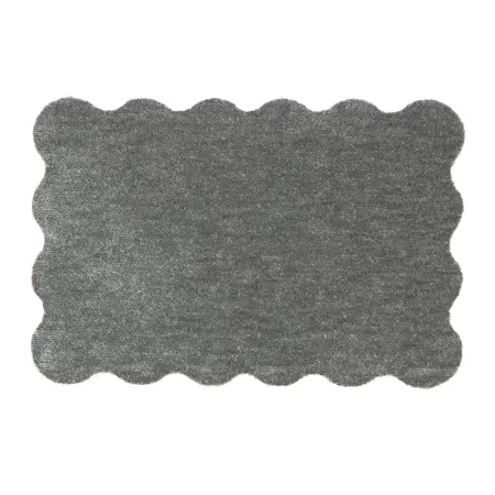 My Mat Soft Bathroom Ghost Grey 50x80 Scallop - image 1
