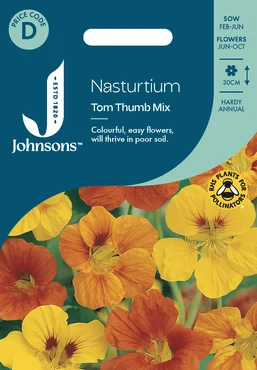 Nasturtium Tom Thumb Mix