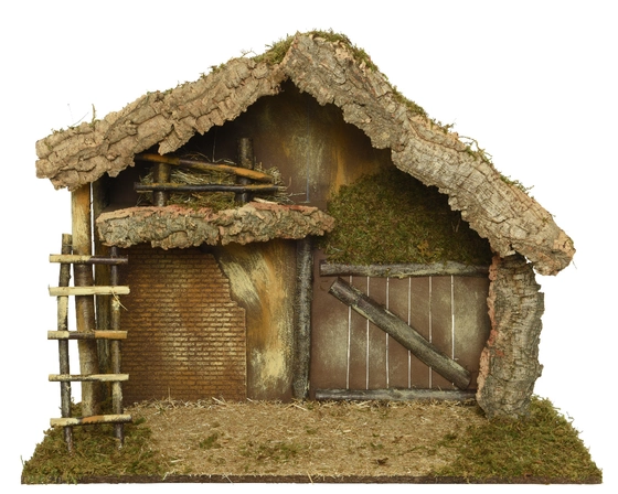 Nativity Crib Mdf With Ladder Fsc 100%