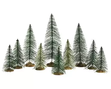 Needle Pine Trees, Pack Of 10